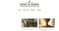 Desktop Screenshot of gamesdeguerra.com